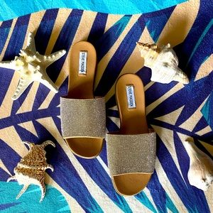 Steve Madden bling slides